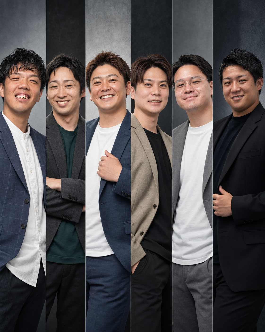 6人のメンバーが並ぶNo Limit !のブランドビジュアル