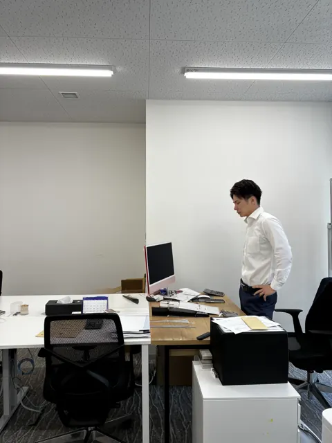 オフィスでのひとコマ